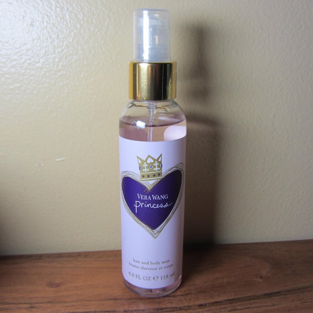 Buy2Get1 - Vera Wang princess hair & body spray 4 oz / 118 mL UNUSED (C173)